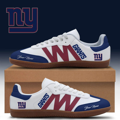 LIMITED EDITION - NEW CUSTOMIZED NFL32 NYG NEW YORK GIANTS CLASSIC SNEAKERS