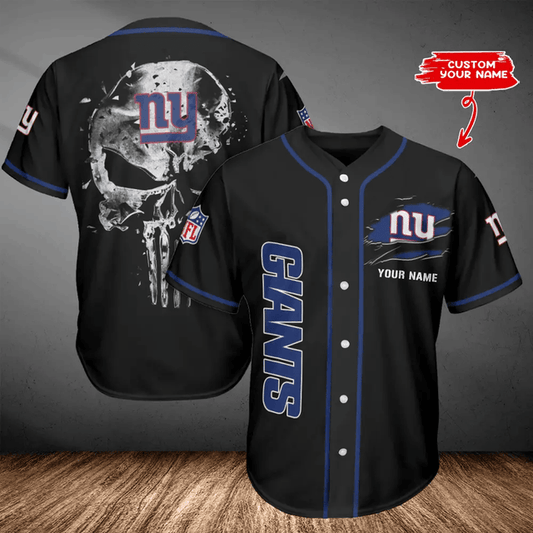 LIMITED EDITION - NEW CUSTOMIZED NFL32 NYG NEW YORK GIANTS BASEBALL JERSEY