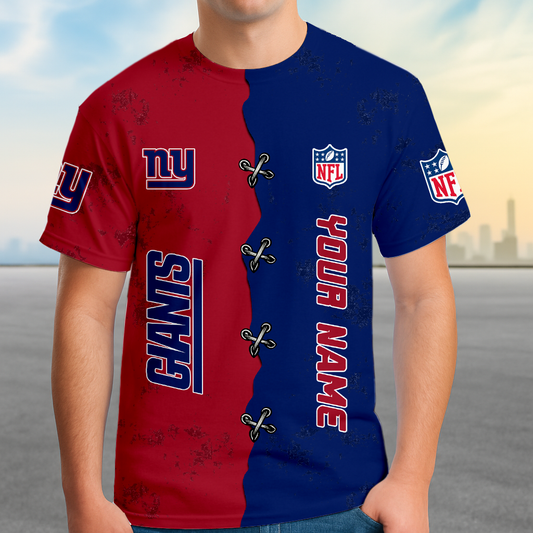 LIMITED EDITION - NEW CUSTOMIZED NFL32 NYG NEW YORK GIANTS UNISEX T-SHIRT, POLO, HOODIE & JACKETS