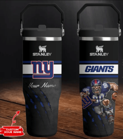 LIMITED EDITION - NEW CUSTOMIZED NFL32 NYG NEW YORK GIANTS TUMBLER CUP