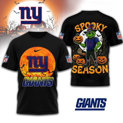 LIMITED EDITION - NEW CUSTOMIZED NFL32 NYG NEW YORK GIANTS x SPOOKY SEASON T-SHIRT, HOODIE, ZIP HOODIE
