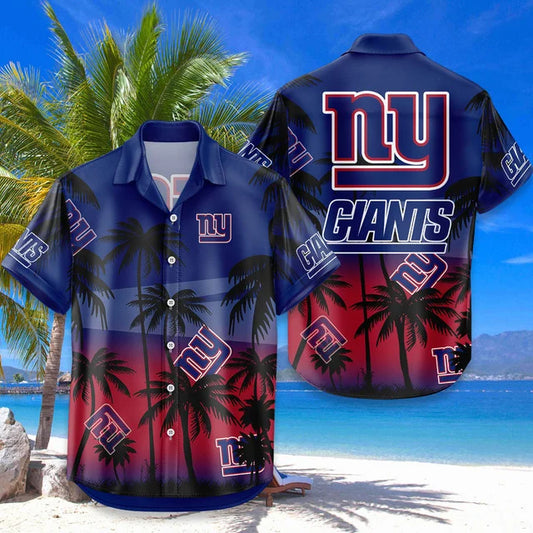 LIMITED EDITION - NEW CUSTOMIZED NFL32 NYG NEW YORK GIANTS UNISEX HAWAIIAN SHIRT & SHORTS SET