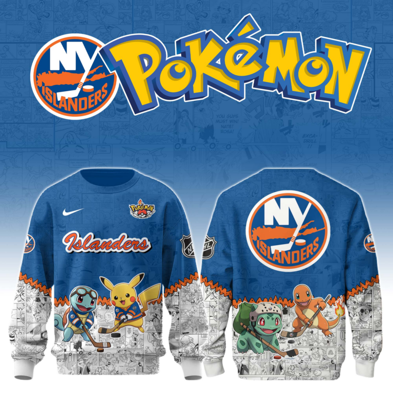 LIMITED EDITION - NEW CUSTOMIZED NHL25 NYI NEW YORK ISLANDERS X POKÉMON T-SHIRT, SWEATSHIRT, HOODIE & ZIP HOODIE