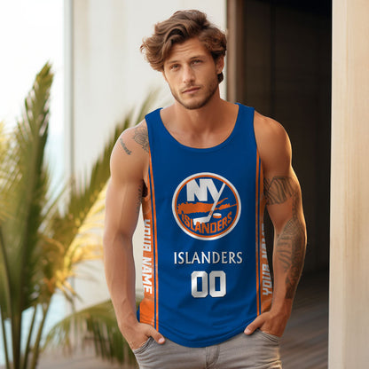 LIMITED EDITION - NEW CUSTOMIZED NHL25 NYI NEW YORK ISLANDERS UNISEX TANK TOP