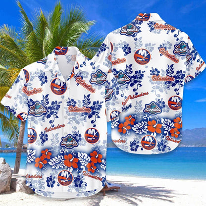 LIMITED EDITION - NEW CUSTOMIZED NHL25 NYI NEW YORK ISLANDERS UNISEX HAWAIIAN SHIRT & SHORTS SET