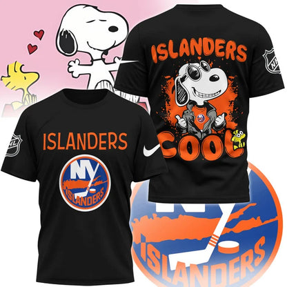 LIMITED EDITION - NEW CUSTOMIZED NHL25 NYI NEW YORK ISLANDERS X SNOOPY T-SHIRT, SWEATSHIRT, HOODIE & ZIP HOODIE