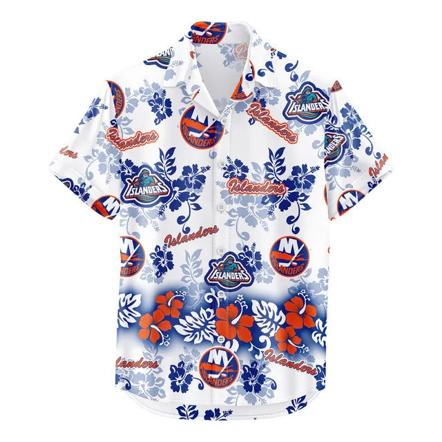 LIMITED EDITION - NEW CUSTOMIZED NHL25 NYI NEW YORK ISLANDERS UNISEX HAWAIIAN SHIRT & SHORTS SET