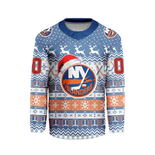 LIMITED EDITION - NEW CUSTOMIZED NHL25 NYI NEW YORK ISLANDERS LONG SLEEVED T-SHIRT