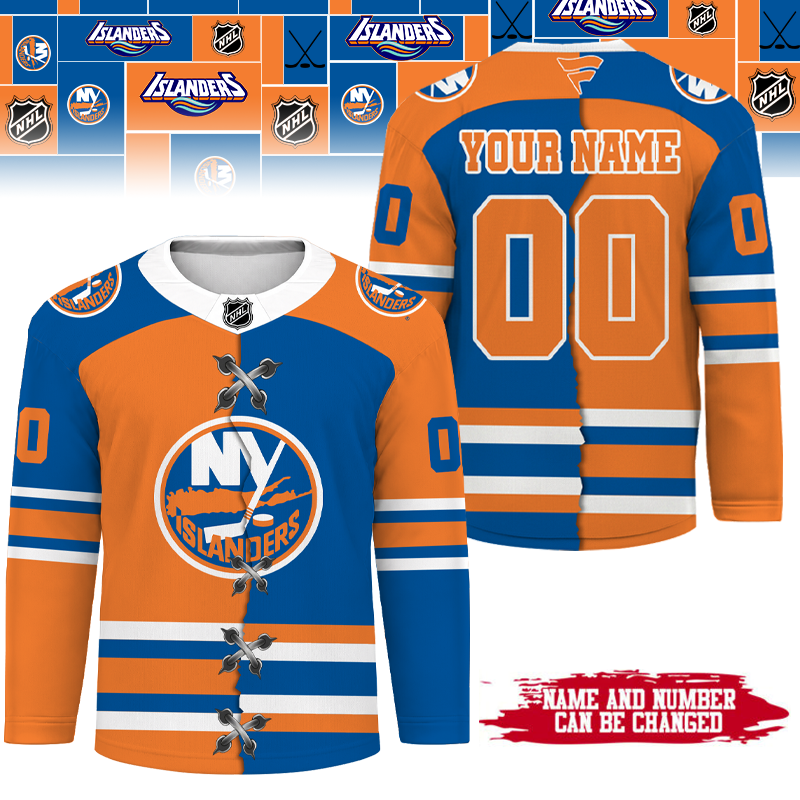 [SUPER SALE] NEW CUSTOMIZED NHL25 NYI NEW YORK ISLANDERS UNISEX HOCKEY JERSEY