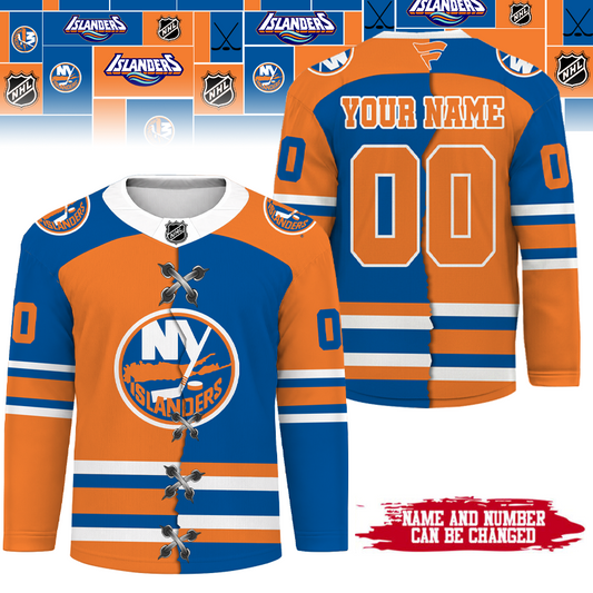 [SUPER SALE] NEW CUSTOMIZED NHL25 NYI NEW YORK ISLANDERS UNISEX HOCKEY JERSEY