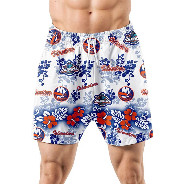 LIMITED EDITION - NEW CUSTOMIZED NHL25 NYI NEW YORK ISLANDERS UNISEX HAWAIIAN SHIRT & SHORTS SET