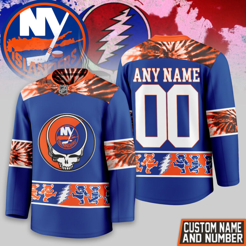 [SUPER SALE] NEW CUSTOMIZED NHL25 NYI NEW YORK ISLANDERS UNISEX HOCKEY JERSEY