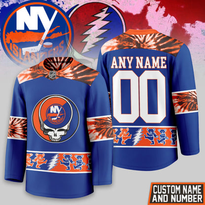 [SUPER SALE] NEW CUSTOMIZED NHL25 NYI NEW YORK ISLANDERS UNISEX HOCKEY JERSEY