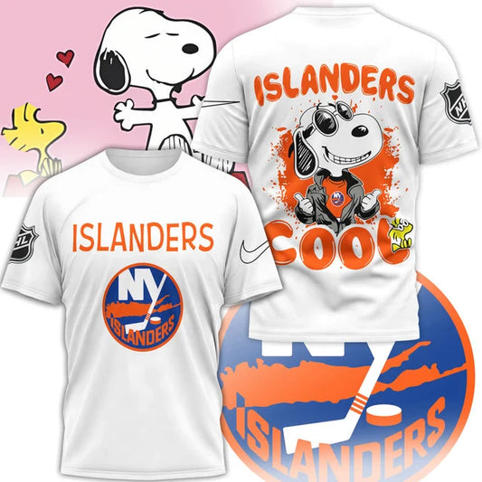 LIMITED EDITION - NEW CUSTOMIZED NHL25 NYI NEW YORK ISLANDERS X SNOOPY T-SHIRT, SWEATSHIRT, HOODIE & ZIP HOODIE