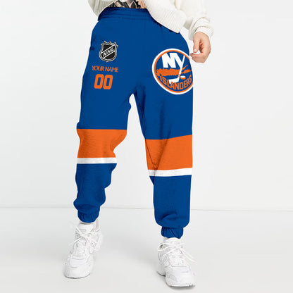 LIMITED EDITION - NEW CUSTOMIZED NHL25 NYI NEW YORK ISLANDERS COMBO HOODIE & LONGPANTS
