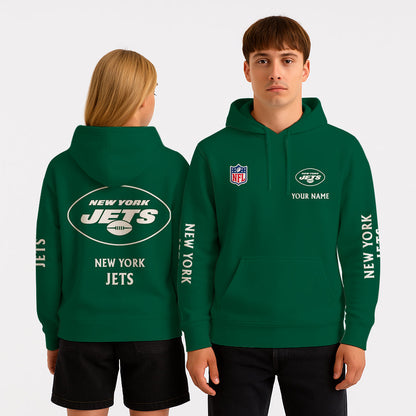 LIMITED EDITION - NEW CUSTOMIZED NFL25 NYJ NEW YORK JETS UNISEX HOODIE