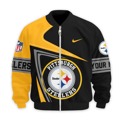 LIMITED EDITION - NEW CUSTOMIZED NFL14 PSB PITTSBURGH STEELERS UNISEX T-SHIRT, POLO, HOODIE & JACKETS