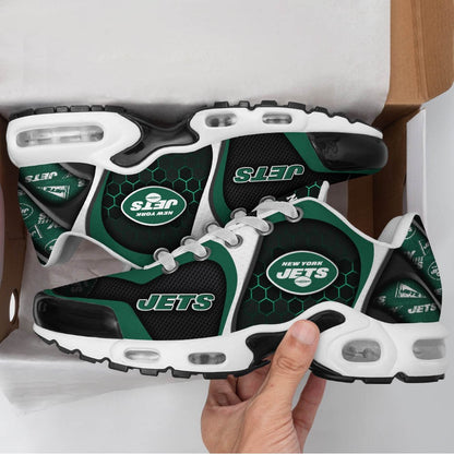 LIMITED EDITION - NEW CUSTOMIZED NFL25 NYJ NEW YORK JETS UNISEX AIR MAX PLUS SNEAKERS