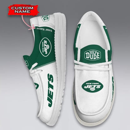LIMITED EDITION - NEW CUSTOMIZED NFL25 NYJ NEW YORK JETS LOAFER SHOES