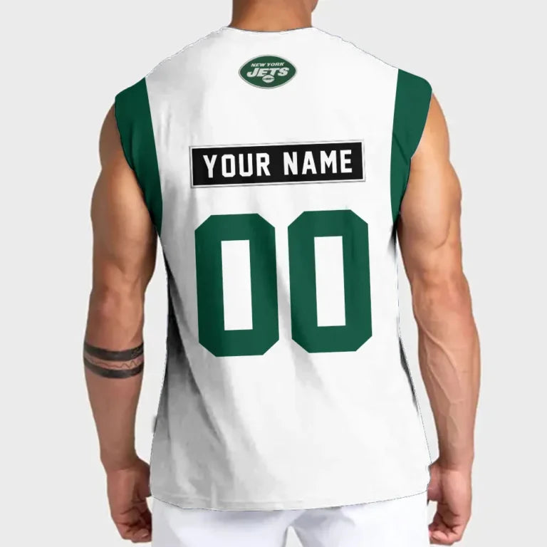 LIMITED EDITION - NEW CUSTOMIZED NFL25 NYJ NEW YORK JETS TANKTOP & GYM SHIRT