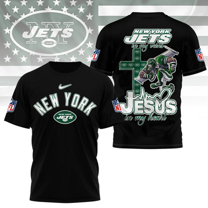 LIMITED EDITION - NEW CUSTOMIZED NFL25 NYJ NEW YORK JETS T-SHIRT | MULTIPLE COLORS AVAILABLE
