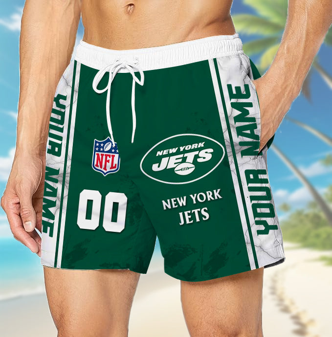 LIMITED EDITION - NEW CUSTOMIZED NFL25 NYJ NEW YORK JETS UNISEX SHORT PANTS