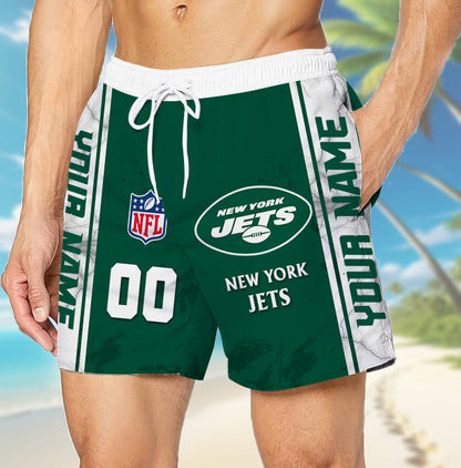 LIMITED EDITION - NEW CUSTOMIZED NFL25 NYJ NEW YORK JETS UNISEX SHORT PANTS