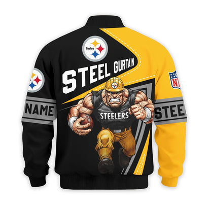 LIMITED EDITION - NEW CUSTOMIZED NFL14 PSB PITTSBURGH STEELERS UNISEX T-SHIRT, POLO, HOODIE & JACKETS