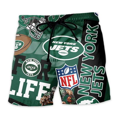 LIMITED EDITION - NEW CUSTOMIZED NFL25 NYJ NEW YORK JETS UNISEX HAWAIIAN SHIRT & SHORTS SET