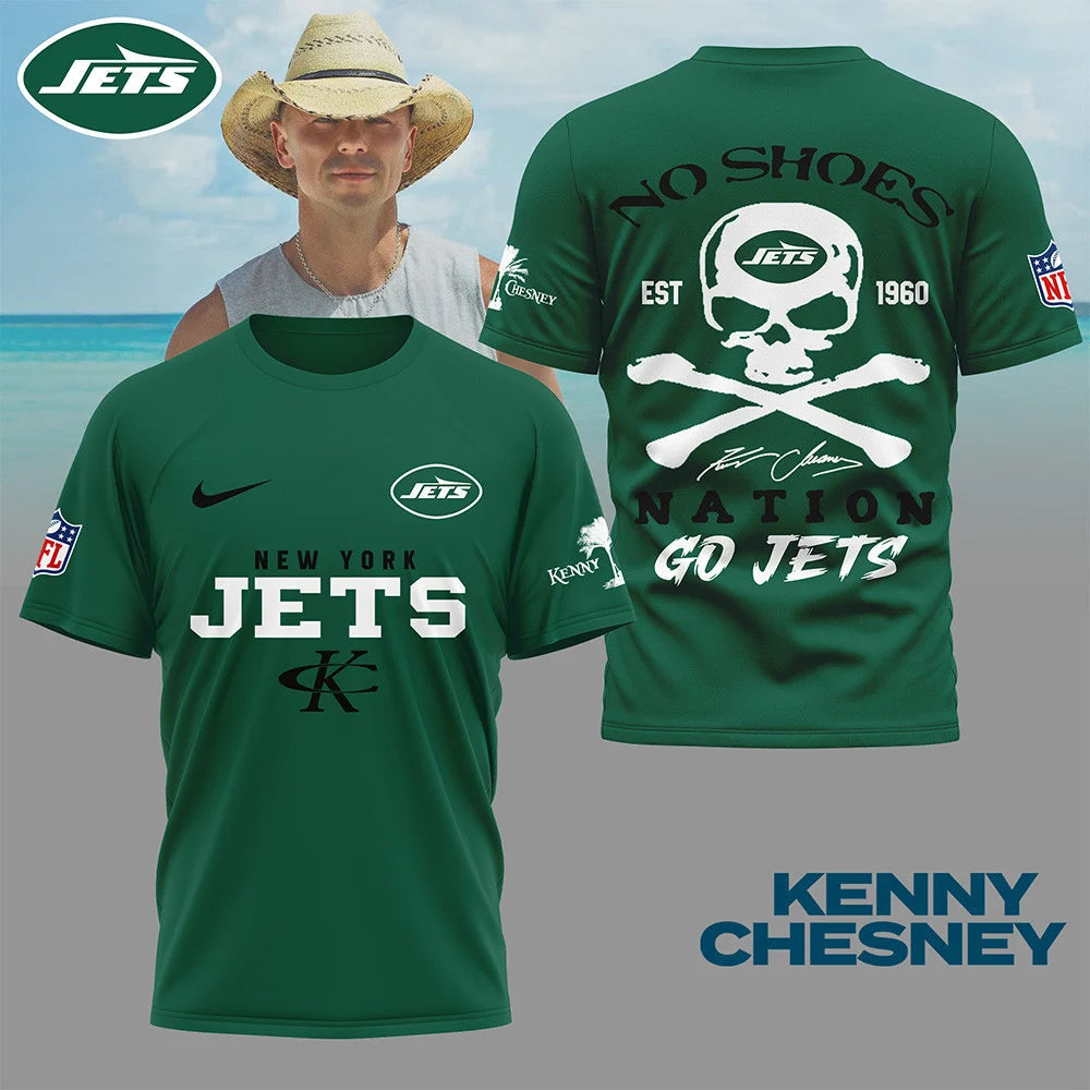 LIMITED EDITION - NEW CUSTOMIZED NFL25 NYJ NEW YORK JETS T-SHIRT | MULTIPLE COLORS AVAILABLE