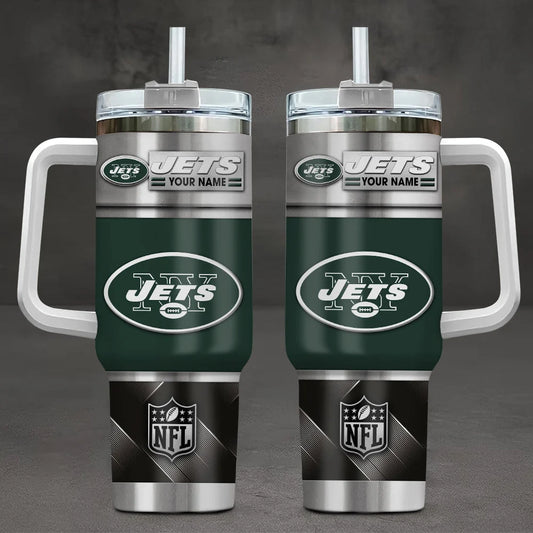 LIMITED EDITION - NEW CUSTOMIZED NFL25 NYJ NEW YORK JETS TUMBLER CUP