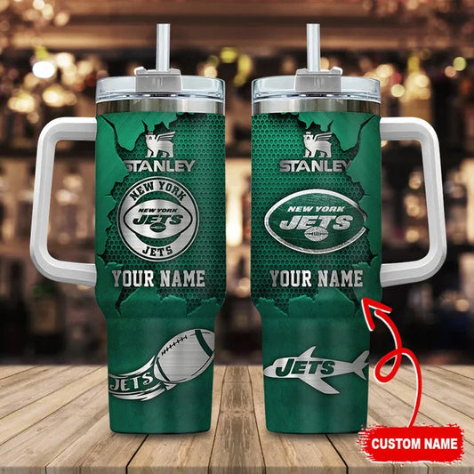 LIMITED EDITION - NEW CUSTOMIZED NFL25 NYJ NEW YORK JETS TUMBLER CUP