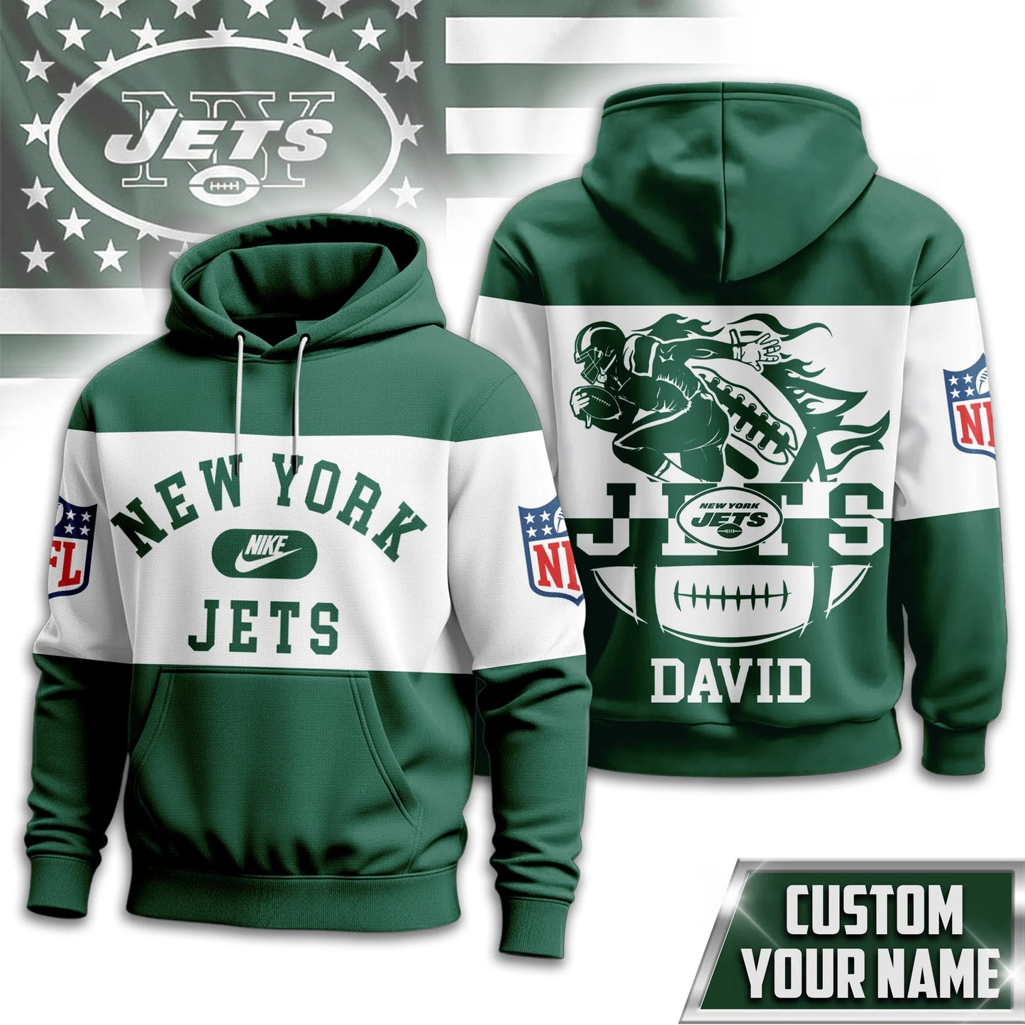 LIMITED EDITION - NEW CUSTOMIZED NFL25 NYJ NEW YORK JETS T-SHIRT, HOODIE, ZIP HOODIE