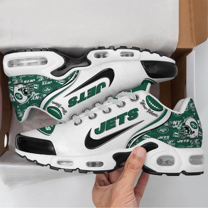 LIMITED EDITION - NEW CUSTOMIZED NFL25 NYJ NEW YORK JETS UNISEX AIR MAX PLUS SNEAKERS