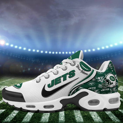 LIMITED EDITION - NEW CUSTOMIZED NFL25 NYJ NEW YORK JETS UNISEX AIR MAX PLUS SNEAKERS