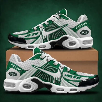 LIMITED EDITION - NEW CUSTOMIZED NFL25 NYJ NEW YORK JETS UNISEX AIR MAX PLUS SNEAKERS