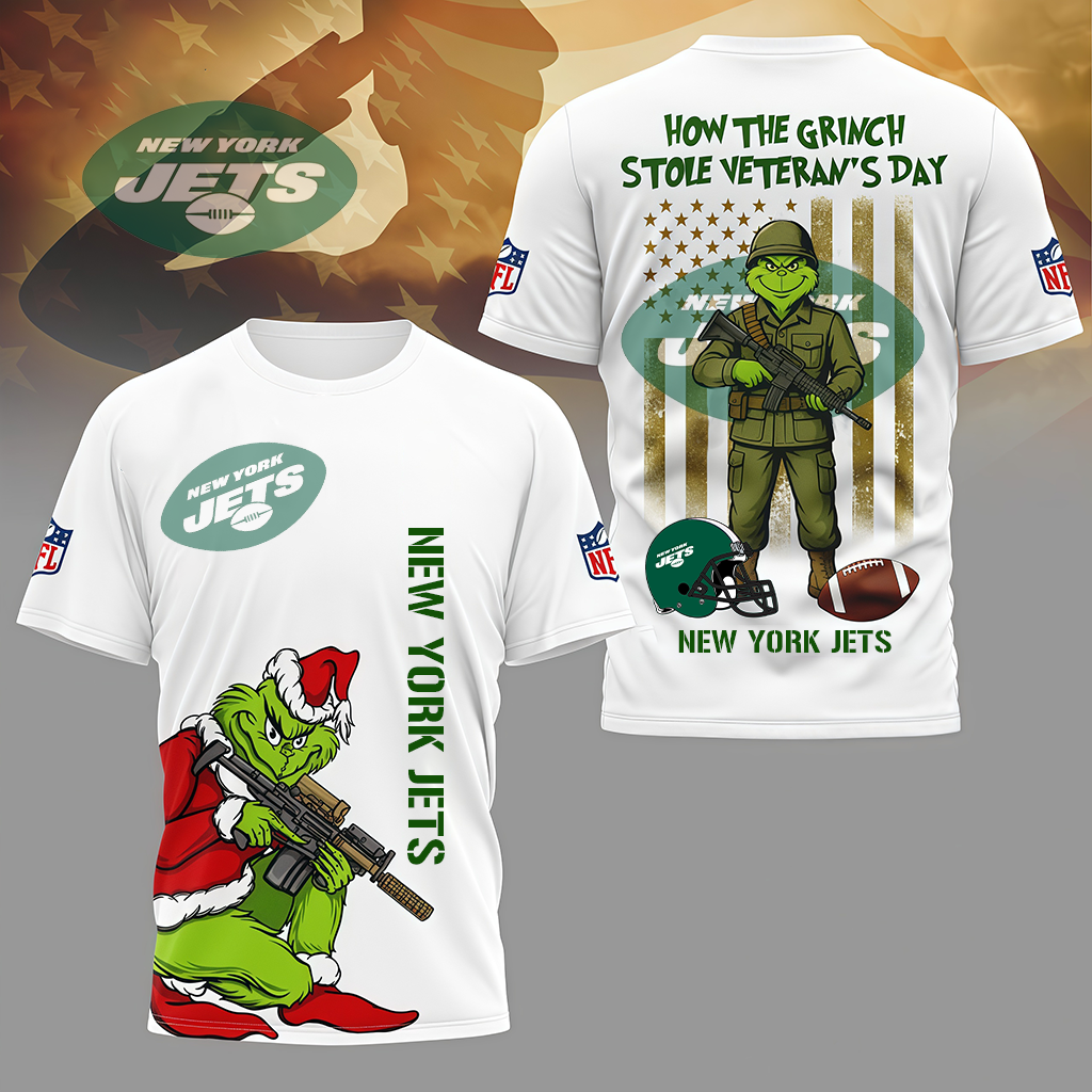 LIMITED EDITION - NEW CUSTOMIZED NFL25 NYJ NEW YORK JETS 3D SHIRT