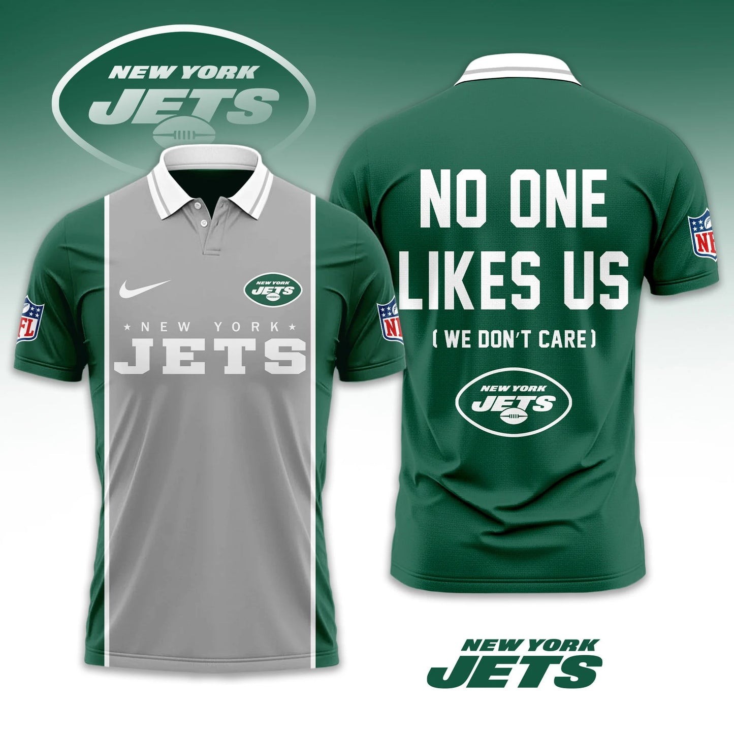 LIMITED EDITION - NEW CUSTOMIZED NFL25 NYJ NEW YORK JETS UNISEX T-SHIRT, POLO & HOODIE