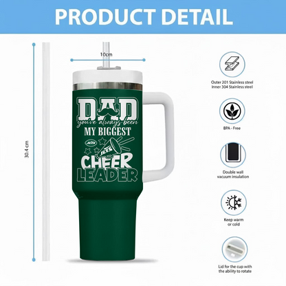 [SPECIAL OFFER] NEW CUSTOMIZED NFL25 NYJ NEW YORK JETS 40OZ TUMBLER