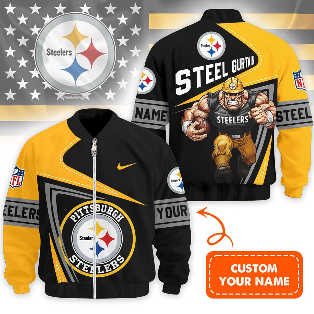 LIMITED EDITION - NEW CUSTOMIZED NFL14 PSB PITTSBURGH STEELERS UNISEX T-SHIRT, POLO, HOODIE & JACKETS