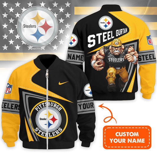 LIMITED EDITION - NEW CUSTOMIZED NFL14 PSB PITTSBURGH STEELERS UNISEX T-SHIRT, POLO, HOODIE & JACKETS