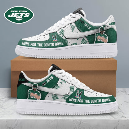 LIMITED EDITION - NEW CUSTOMIZED NFL25 NYJ NEW YORK JETS SUPER BOWL HALFTIME SHOW AF1 SHOES