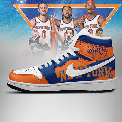 [HOT DEAL] NEW CUSTOMIZED NBA04 NYK NEW YORK KNICKS AIR JORDAN SNEAKERS