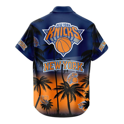 LIMITED EDITION - NEW CUSTOMIZED NBA04 NYK NEW YORK KNICKS UNISEX HAWAIIAN SHIRT & SHORTS SET