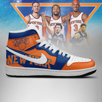 [HOT DEAL] NEW CUSTOMIZED NBA04 NYK NEW YORK KNICKS AIR JORDAN SNEAKERS