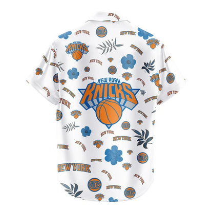LIMITED EDITION - NEW CUSTOMIZED NBA04 NYK NEW YORK KNICKS UNISEX HAWAIIAN SHIRT & SHORTS SET