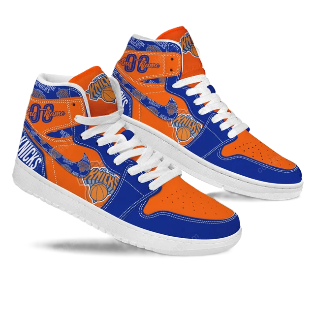 [HOT DEAL] NEW CUSTOMIZED NBA04 NYK NEW YORK KNICKS AIR JORDAN SNEAKERS