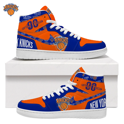 [HOT DEAL] NEW CUSTOMIZED NBA04 NYK NEW YORK KNICKS AIR JORDAN SNEAKERS