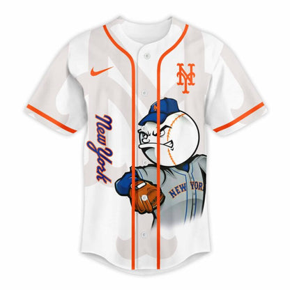 LIMITED EDITION - NEW CUSTOMIZED MLB17 NYM NEW YORK METS BASEBALL JERSEY