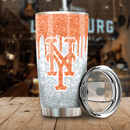 LIMITED EDITION - NEW CUSTOMIZED MLB17 NY METS TUMBLER CUP